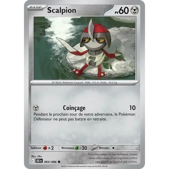 Carte Pokémon Scalpion 64/86 - EV10.5 Foudre Noire