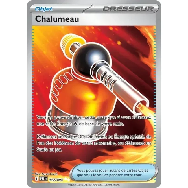 Carte Pokémon Chalumeau 117/94 - ME02 Flammes Fantasmagoriques