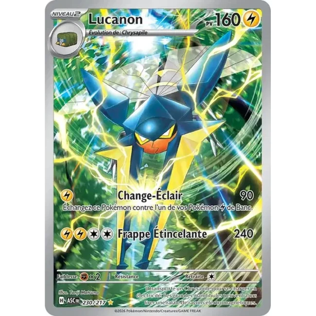 Carte Pokémon Lucanon 230/217 - ME02.5  Héros Transcendants