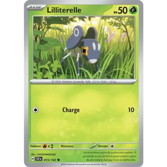 Carte Pokémon Lilliterelle 15/142 - EV7 - Couronne Stellaire