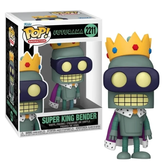 Funko POP Futurama Super King Bender avec boîte