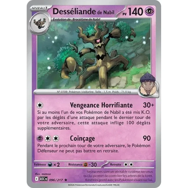 Carte Pokémon Desséliande de Nabil 96/217 - ME02.5 Héros Transcendants
