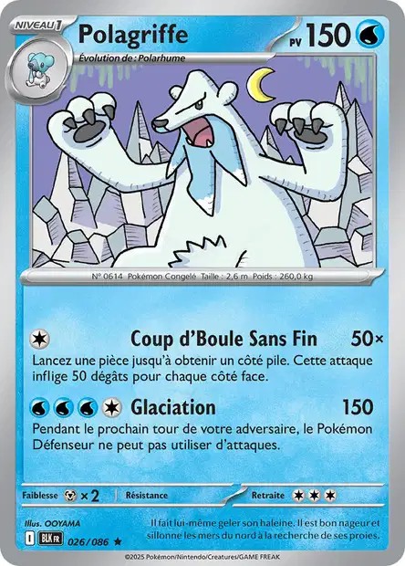 Carte Pokémon Polagriffe 26/86 - EV10.5 Foudre Noire