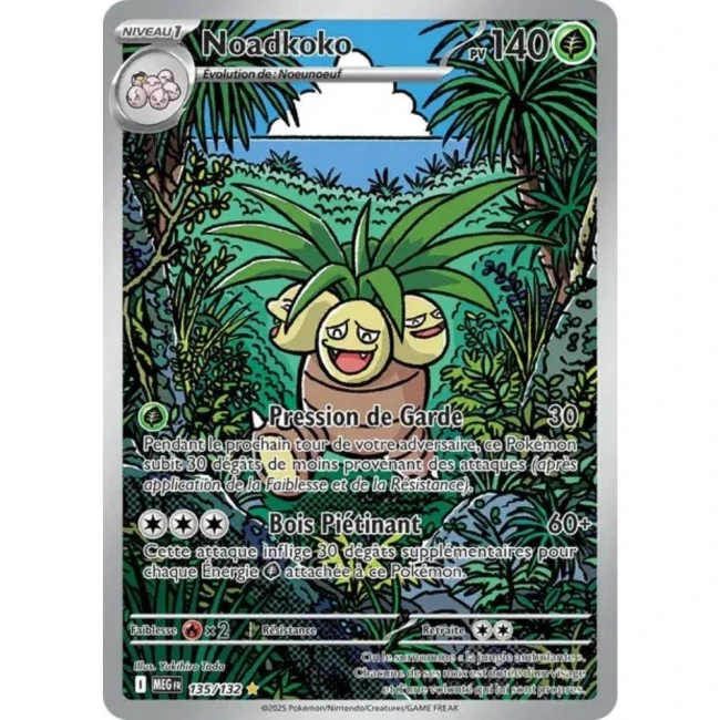 Carte Pokémon Noadkoko 135/132 - ME1 Méga évolution