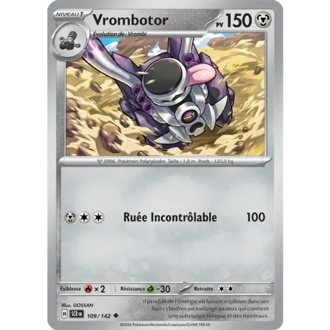 Carte Pokémon Vrombotor 109/142 - EV7 - Couronne Stellaire