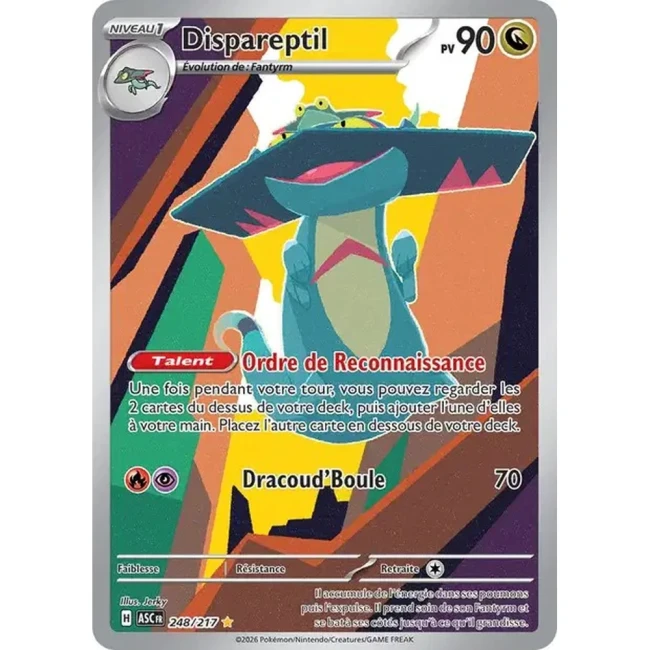 Carte Pokémon Dispareptil 248/217 - ME02.5  Héros Transcendants