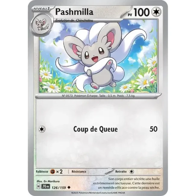 Carte Pokémon Pashmilla 126/159 - EV9 Aventures Ensemble