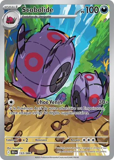 Carte Pokémon Scobolide 133/86 - EV10.5 Foudre Noire