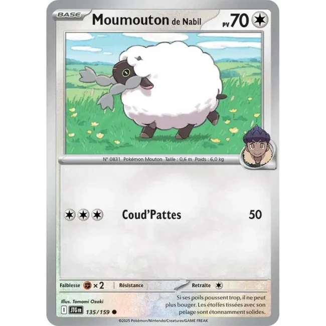 Carte Pokémon Moumouton de Nabil 135/159 - EV9 Aventures Ensemble