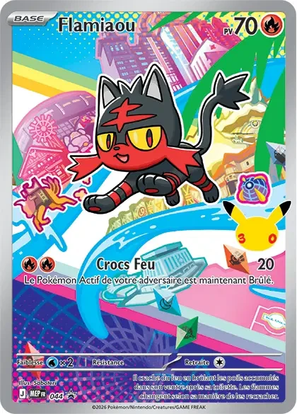 Carte Pokémon  Flamiaou 044 - Méga évolution PROMO