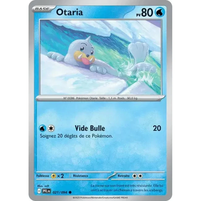 Carte Pokémon Otaria 21/94 - ME02 Flammes Fantasmagoriques