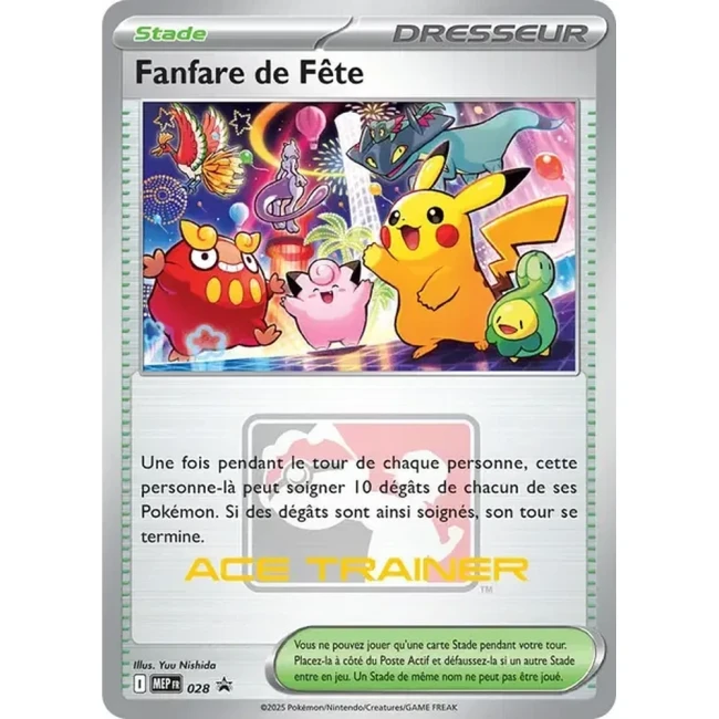 Carte Pokémon  Celebratory Fanfare 028 - Méga évolution PROMO
