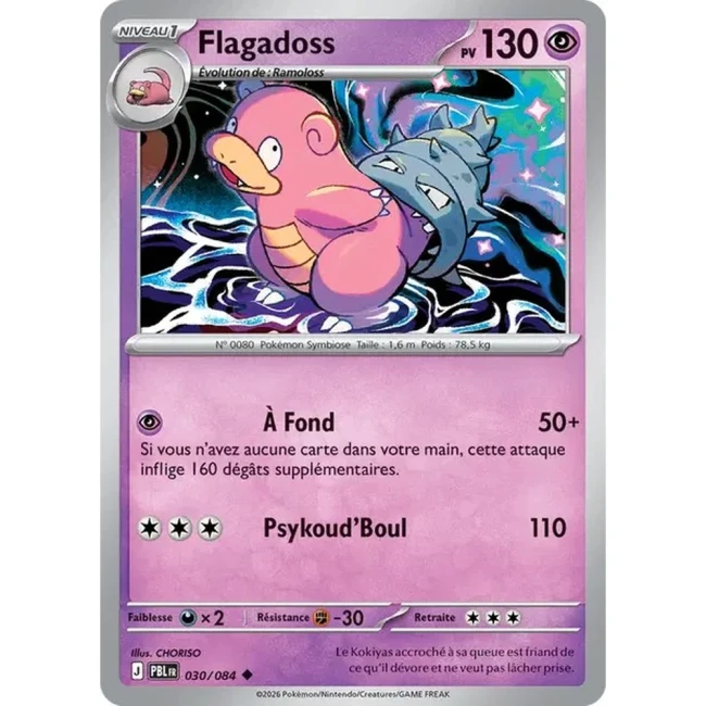 Carte Pokémon Flagadoss 30/084 - ME05 Nuit Noire
