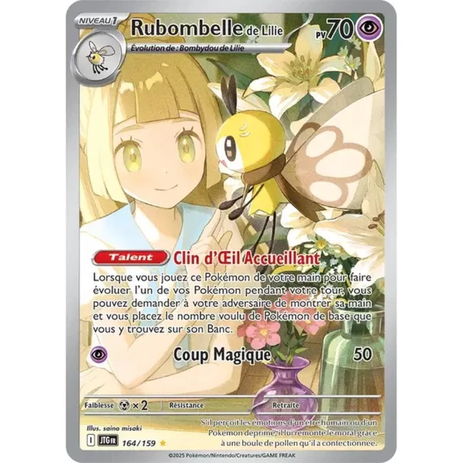 Carte Pokémon Rubombelle de Lilie 164/159 - EV9 Aventures Ensemble