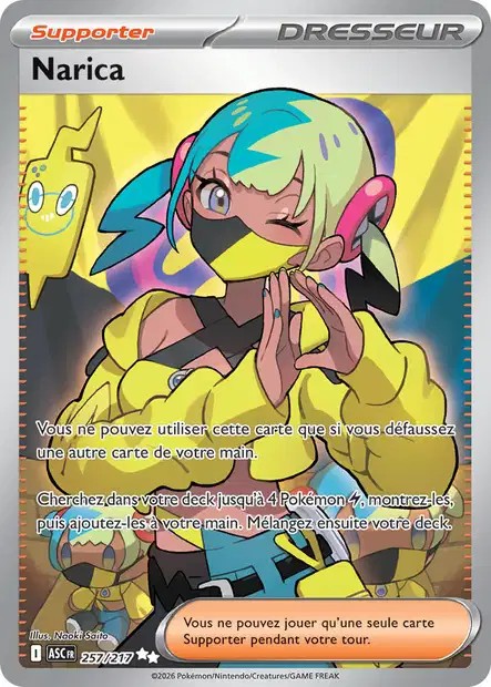 Carte Pokémon Narica 257/217 - ME02.5  Héros Transcendants