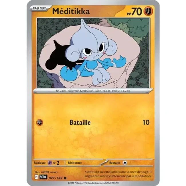 Carte Pokémon Meditikka 77/142 - EV7 - Couronne Stellaire