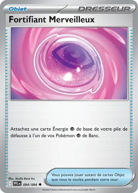 Carte Pokémon Fortifiant Merveilleux 94/94 - ME02 Flammes Fantasmagoriques