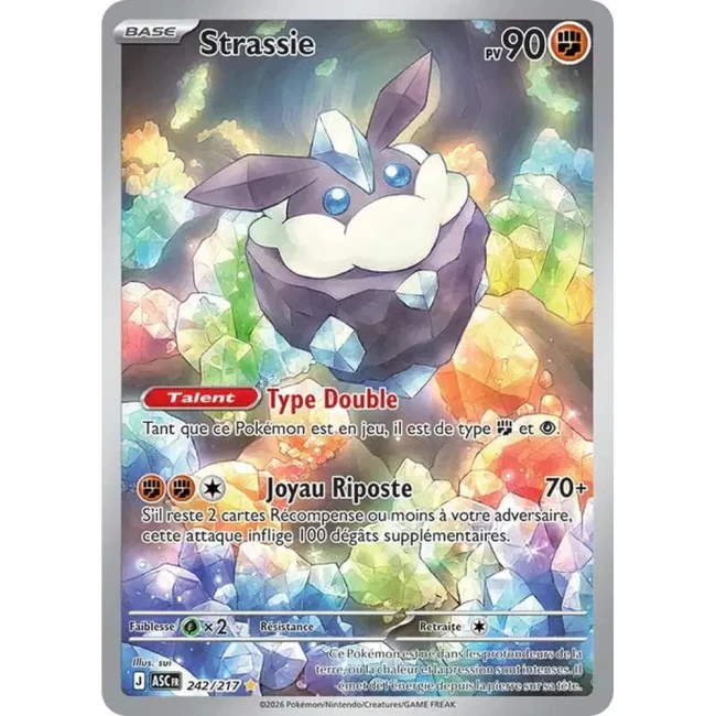Carte Pokémon Strassie 242/217 - ME02.5  Héros Transcendants