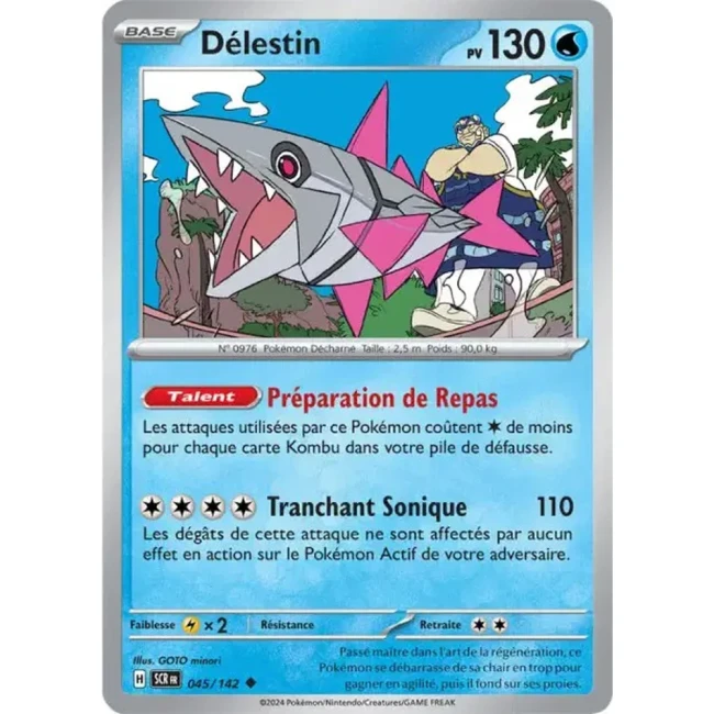 Carte Pokémon Délestin 45/142 - EV7 - Couronne Stellaire