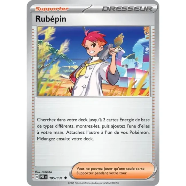 Carte Pokémon Rubépin 105/131 - EV8.5 Evolutions Prismatiques