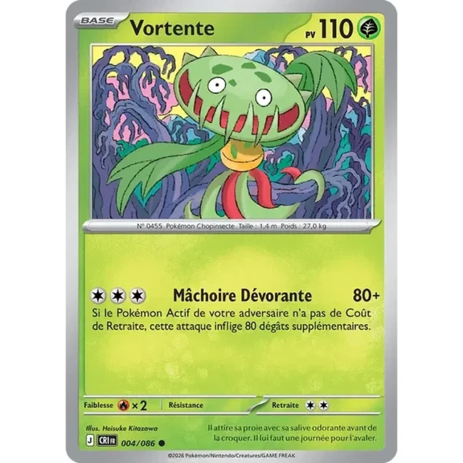 Carte Pokémon Vortente 4/086 - ME04 Chaos Ascendant