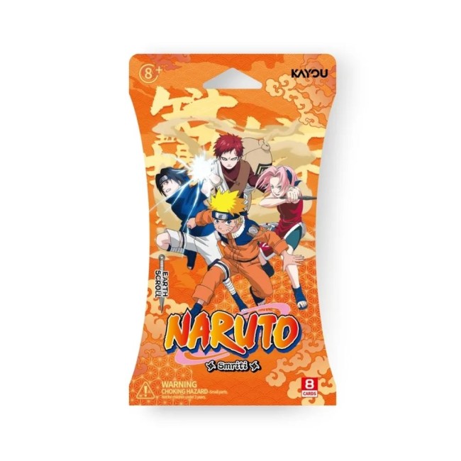 Booster Naruto Smriti Kayou Earth Scroll UK 8 cartes