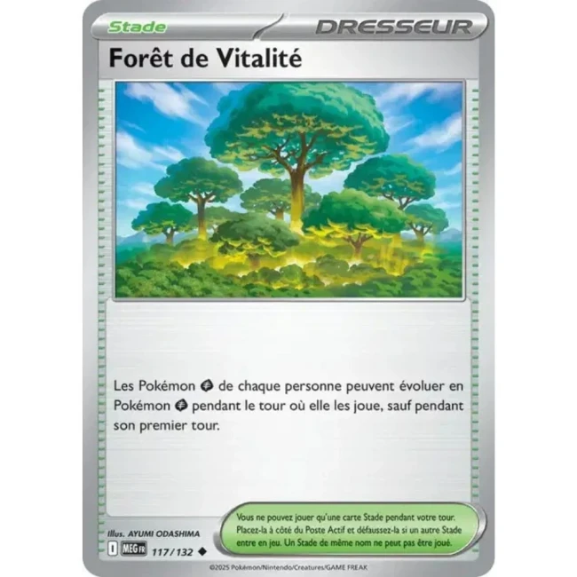 Carte Pokémon Forêt de Vitalité 117/132 - ME1 Méga évolution
