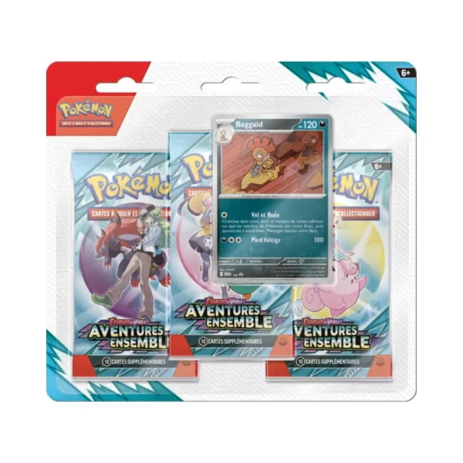 Pokémon EV9 - Aventures Ensemble - Tripack FR (3 boosters)