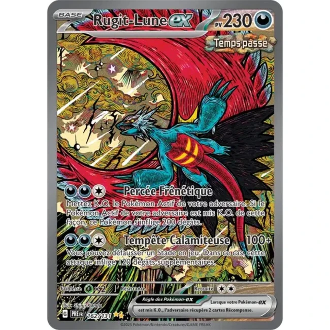Carte Pokémon Rugit-Lune ex 162/131 - EV8.5 Evolutions Prismatiques