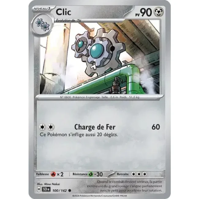 Carte Pokémon Clic 100/142 - EV7 - Couronne Stellaire