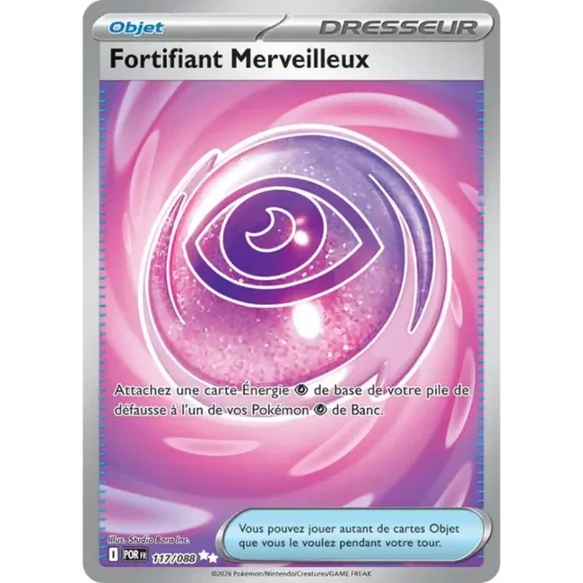 Carte Pokémon Fortifiant Merveilleux 117/088 - ME03 Equilibre Parfait