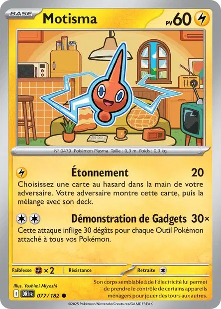 Carte Pokémon Motisma 77/182 - EV10 Rivalités Destinées