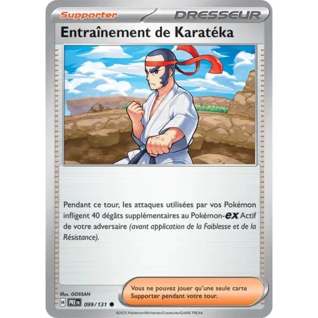 Carte Pokémon Entraînement de Karatéka 99/131 - EV8.5 Evolutions Prismatiques