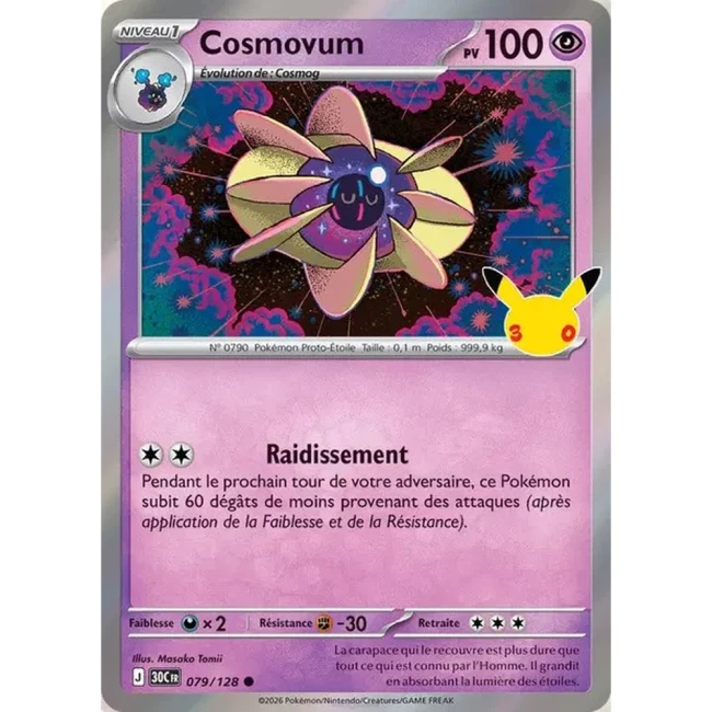 Carte Pokémon Cosmovum 079/128 – 30e Anniversaire FR