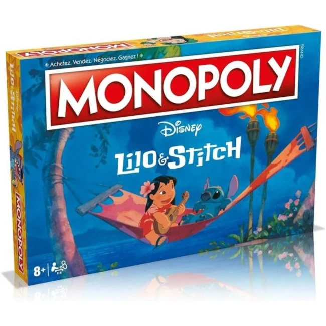 Monopoly Disney Lilo & Stitch – Jeu de société familial magique