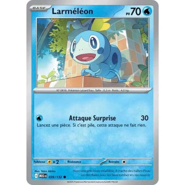 Carte Pokémon Larméléon 39/132 - ME1 Méga évolution