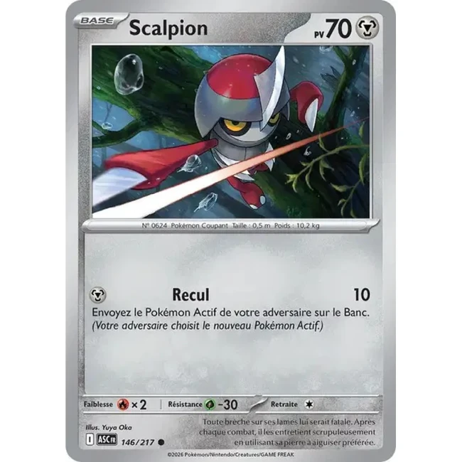 Carte Pokémon Scalpion 146/217 - ME02.5 Héros Transcendants