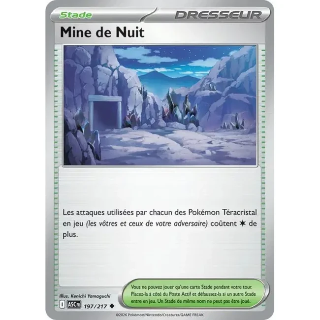 Carte Pokémon Mine de Nuit 197/217 - ME02.5 Héros Transcendants