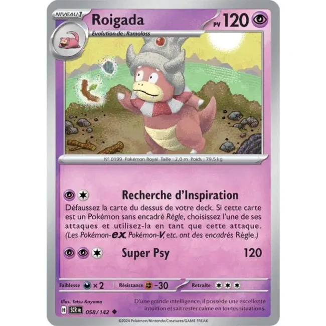Carte Pokémon Roigada 58/142 - EV7 - Couronne Stellaire
