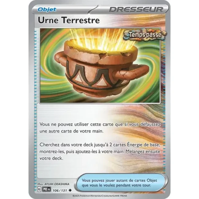 Carte Pokémon Urne Terrestre 106/131 - EV8.5 Evolutions Prismatiques