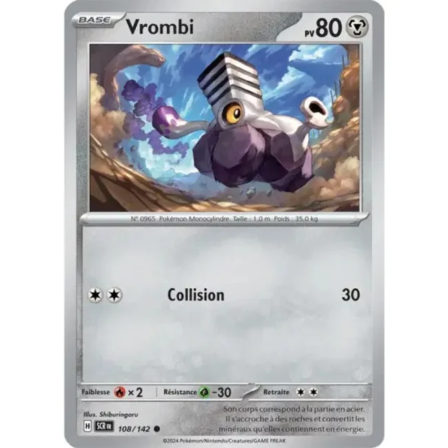Carte Pokémon Vrombi 108/142 - EV7 - Couronne Stellaire