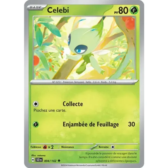 Carte Pokémon Celebi 4/142 - EV7 - Couronne Stellaire