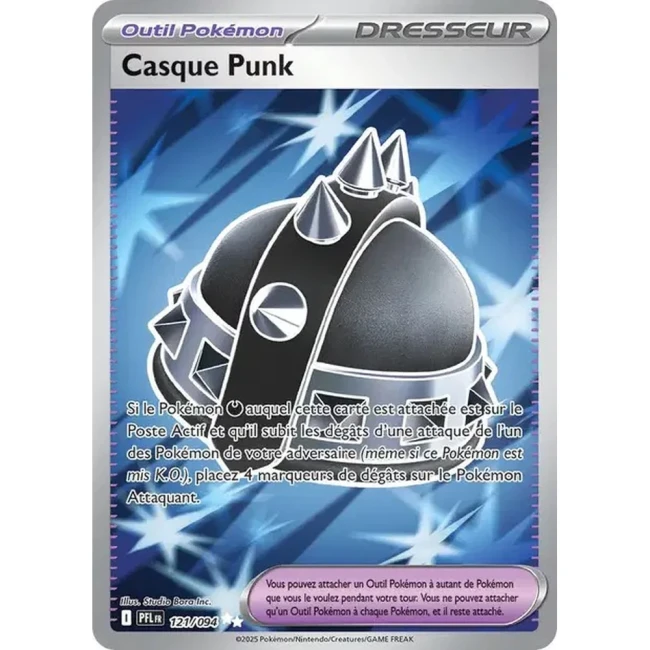 Carte Pokémon Casque Punk 121/94 - ME02 Flammes Fantasmagoriques