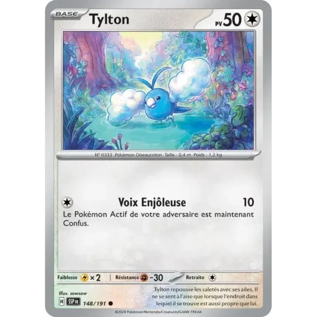 Carte Pokémon Tylton 148/191 - EV8 Étincelles Déferlantes