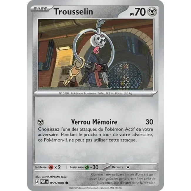 Carte Pokémon Trousselin 059/088 - ME03 Equilibre Parfait