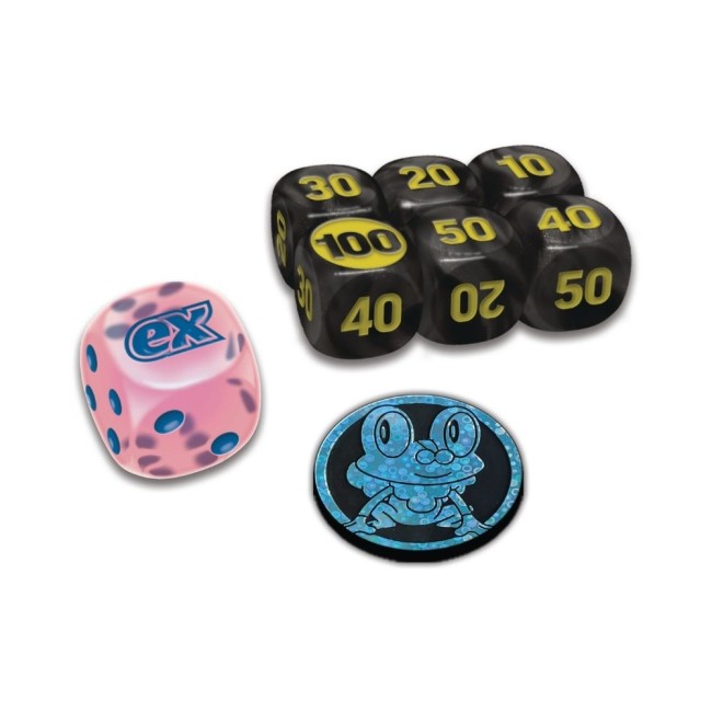 Dés et marqueurs Pokémon ETB Chaos Ascendant accessoires jeu JCC