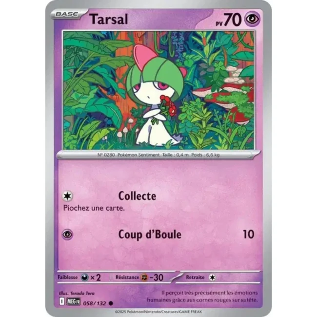 Carte Pokémon Tarsal 58/132 - ME1 Méga évolution