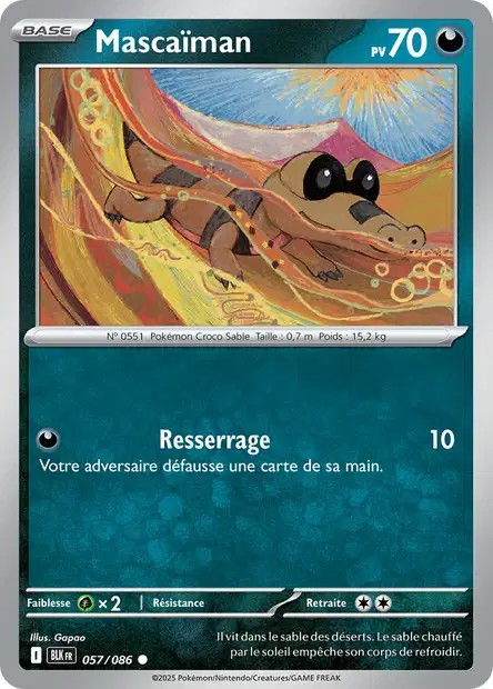 Carte Pokémon Mascaïman 57/86 - EV10.5 Foudre Noire