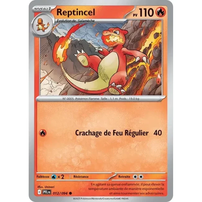 Carte Pokémon Reptincel 12/94 - ME02 Flammes Fantasmagoriques