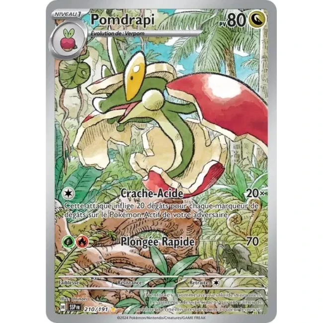 Carte Pokémon Pomdrapi 210/191 - EV8 Étincelles Déferlantes